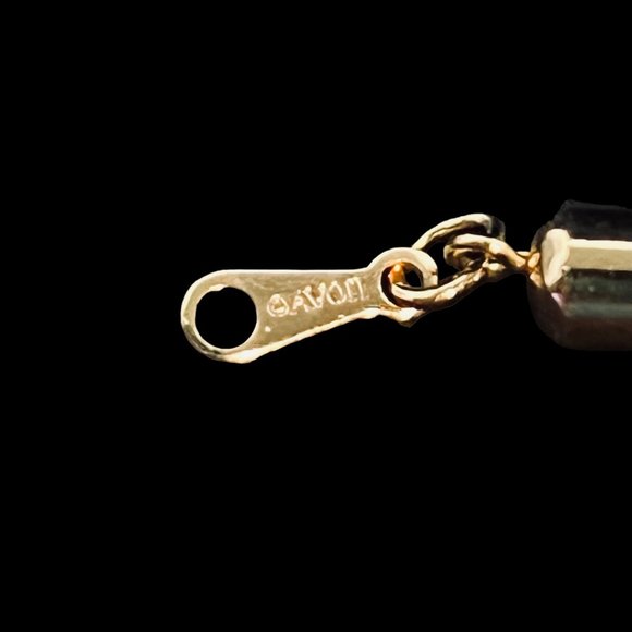 Avon Gold Tone Mesh Twisted With Balls Necklace (4990) - Picture 6 of 6